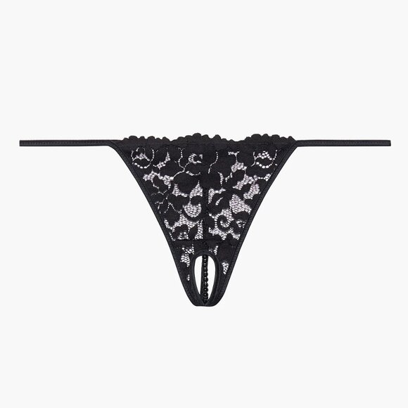 Savage X Fenty Crotchless String of Pearls Thong - Picture 1 of 2